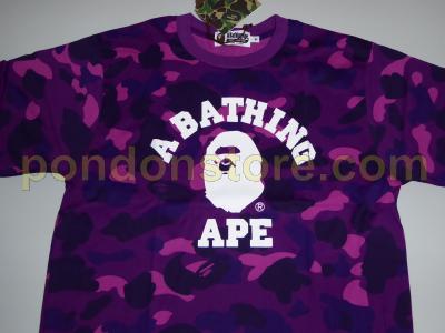 bape purple t shirt