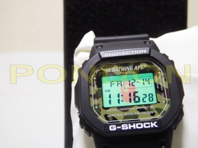bathing ape g shock