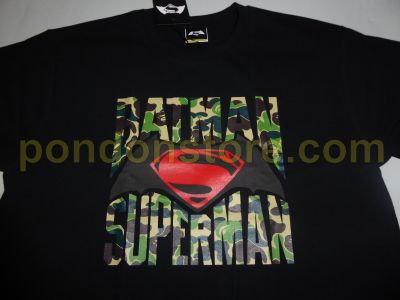 A BATHING APE : BAPE x Batman vs Superman black/green camo tee 優れた価格 APEスーパーマンニット ニット/セーター