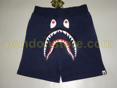 A BATHING APE : bape shark sweat shorts 