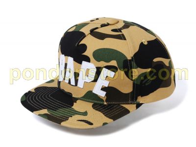 bape camo snapback