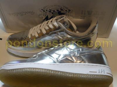 silver bapesta