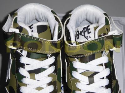 A BATHING APE : 1st camo bapesta mid green [Pondon Store]