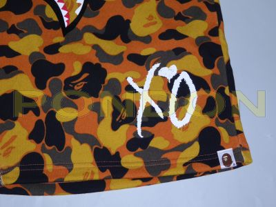 A BATHING APE : bape x XO camo shark sweat shorts [Pondon Store]