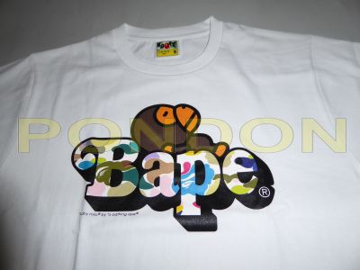 bape multi camo tee