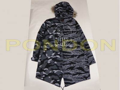 A BATHING APE : bape x undefeated m-51 hoodie jacket [Pondon Store]