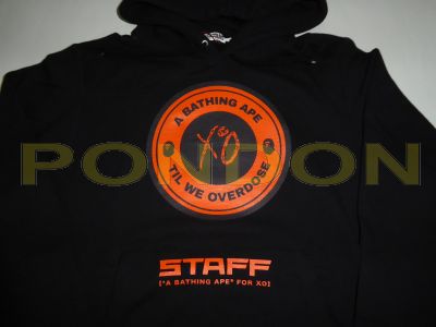 A BATHING APE : bape x XO staff pullover hoody [Pondon Store]