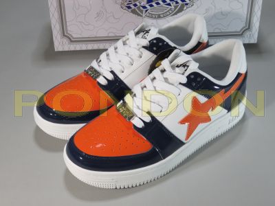 bapesta navy orange
