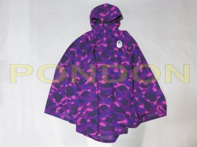 A BATHING APE color camo poncho purple Pondon Store