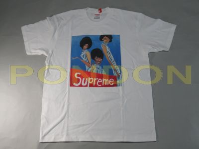 supreme group tee white