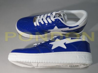 bapesta patent blue