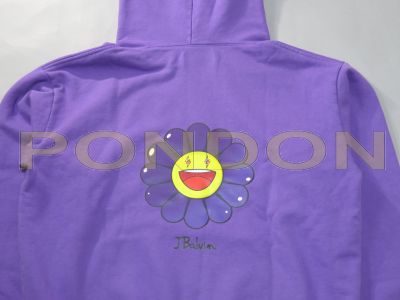 J Balvin Morado x Takashi Murakami Flower Hoodie Purple