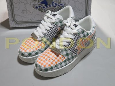 gingham bapesta