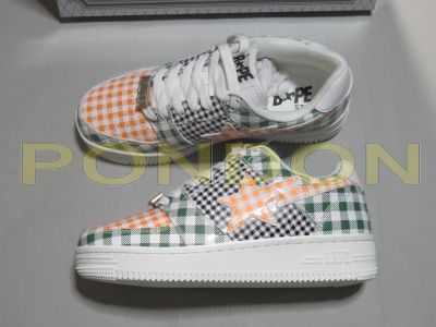 gingham bapesta