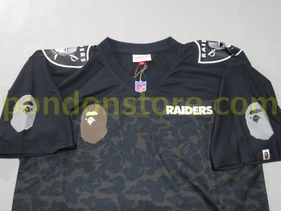 bape raiders jersey