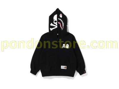 BAPE KIDS（a bathing ape）ロンパース BAPE KIDS® JAPAN OFFICIAL | 1ST CAMO MILO SHARK ZIP HOODIE