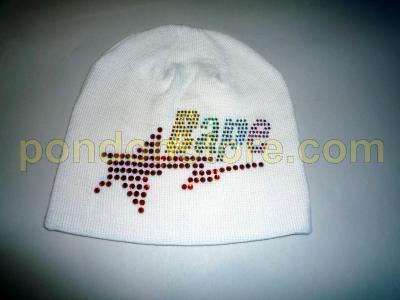 A BATHING APE 星形ストーンニット帽 Bape sta rhinestoneビーニー - A BATHING APE 星形ストーンニット帽 A