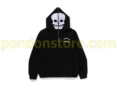 A BATHING APE : BAPE x NBHD TWO FACE HALF ZIP PULLOVER