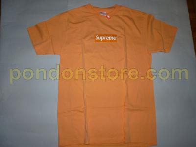 orange box logo tee