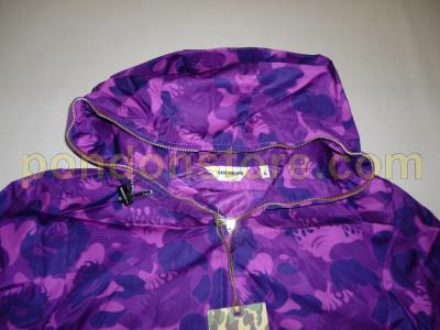 bathing ape purple camo hoodie