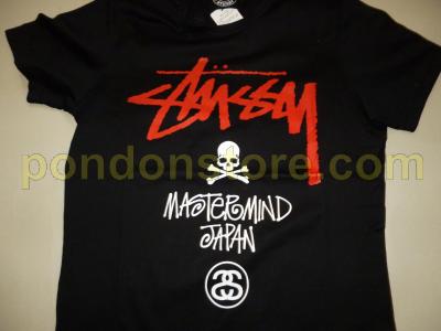 mastermind japan : mastermind Japan x stussy stock logo black/red 