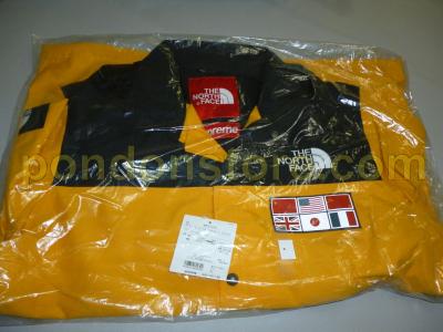 supreme the north face expedition coaches jacket yellow