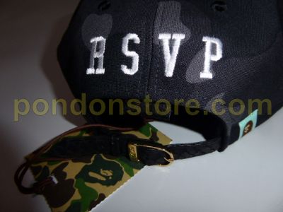 A BATHING APE : bape x RSVP just don 1st camo snake snapback cap