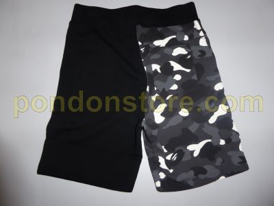 bape half camo shorts