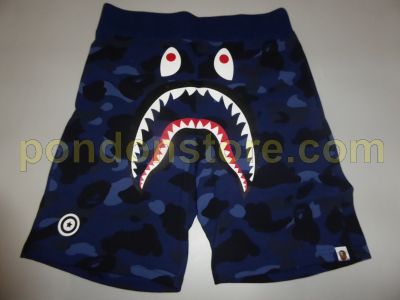 bape blue shorts