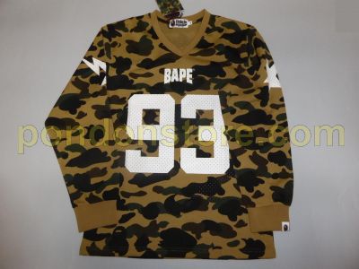 bape football sleeve